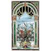 Image 1 : OUTSTANDING LEADED GLASS WINDOW.  