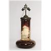 Image 1 : LARGE WELLER DICKENSWARE LAMP BASE.  