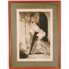 Image 1 : FRAMED LOUIS ICART ETCHING.  
