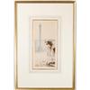 Image 1 : FRAMED LOUIS ICART ETCHING.  