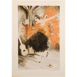 LOUIS ICART "SPANISH DANCER".  