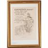 Image 1 : FRAMED A. WILLETTE POSTER.  