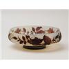 Image 1 : SIGNED GALLE CAMEO FLORAL CENTERPIECE BOWL.  