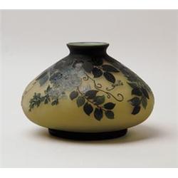 SIGNED GALLE CAMEO VASE.  