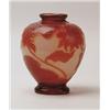 Image 1 : SIGNED GALLE CAMEO FLORAL VASE.  