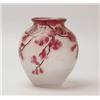Image 1 : SIGNED LEGRAS ENAMELED & CAMEO FLORAL VASE.  