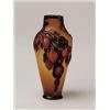 Image 1 : SIGNED GALLE MOLD BLOWN PLUM VASE.  