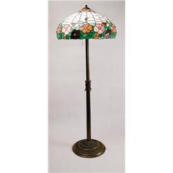 WILKENSON LEADED FLOOR LAMP.  