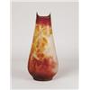 Image 1 : SIGNED GALLE CAMEO GLASS VASE. 