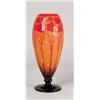 Image 1 : LE VERRE FRANCAIS CAMEO VASE.  