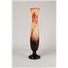 Image 1 : MONUMENTAL SIGNED LE VERRE FRANCAIS CAMEO VASE.  