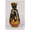 Image 1 : SIGNED GALLE CAMEO GLASS VASE.  