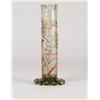 Image 1 : EARLY SIGNED GALLE ENAMELED TUBE VASE.  