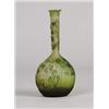 Image 1 : SIGNED GALLE CAMEO BANJO VASE.  