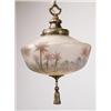 Image 1 : HANDEL TROPICAL SCENIC CHANDELIER.  