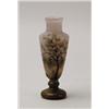 Image 1 : SIGNED DAUM CAMEO & ENAMELED SCENIC VASE.  