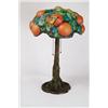 Image 1 : PAIRPOINT PUFFY ORANGE TREE TABLE LAMP.  