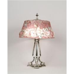 GOOD SIGNED PAIRPOINT PUFFY TABLE LAMP.  