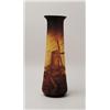 Image 1 : SIGNED MULLER SCENIC VASE. 
