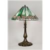 Image 1 : ART NOUVEAU LEADED TABLE LAMP.  