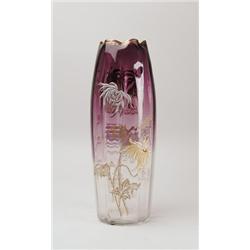 MT. JOYE CRYSTAL VASE.  