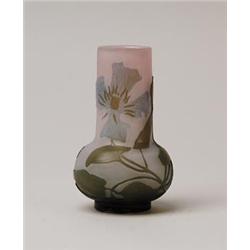 GALLE CAMEO VASE.  