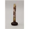 Image 1 : SIGNED GALLE CAMEO FLORAL VASE.  