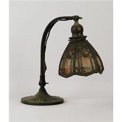 HANDEL SCENIC OVERLAY PIANO LAMP.  