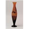 Image 1 : GOOD SIGNED GALLE THREE COLOR FLORAL CAMEO VASE.  