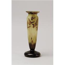 LE VERRE FRANCAIS CAMEO VASE.  