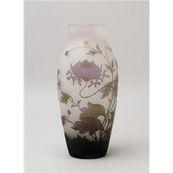 SIGNED ARSALL CAMEO VASE.  