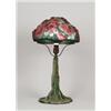 Image 1 : SIGNED PAIRPOINT OPEN TOP PUFFY ROSE TABLE LAMP.  