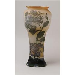 MONUMENTAL GALLE CAMEO VASE.  