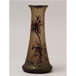 CAMEO THISTLE VASE.  