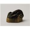 Image 1 : SIGNED WALTER PATE DE VERRE PAPERWEIGHT.  