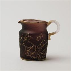 SIGNED DAUM CAMEO MINIATURE PITCHER.    
