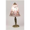 Image 1 : PAIRPOINT REVERSE PAINTED BOUDOIR LAMP.  