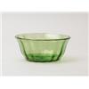Image 1 : GREEN ART GLASS BOWL.  
