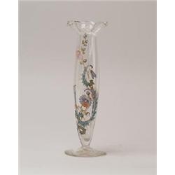 VICTORIAN MOSER TYPE VASE. 