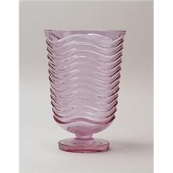 MOSER ALEXANDRITE VASE. 
