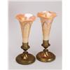 Image 1 : PAIR OF ART GLASS TORCHIERES POSSIBLY DURAND.  
