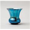 Image 1 : STEUBEN BLUE AURENE SHADE VASE.  