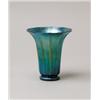 Image 1 : STEUBEN BLUE AURENE SHADE VASE.  