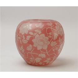 STEUBEN ACID CUTBACK VASE.  