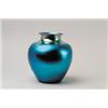 Image 1 : STEUBEN BLUE AURENE VASE.  