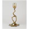 Image 1 : STEUBEN GOLD AURENE TULIP CANDLESTICK.  
