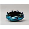 Image 1 : LARGE STEUBEN BLUE AURENE BOWL. 