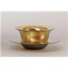 Image 1 : STEUBEN GOLD AURENE BOWL & UNDERPLATE.  