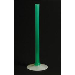 STEUBEN GREEN JADE STICK VASE.  