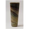Image 1 : ART REED AGATE GLASS VASE.  